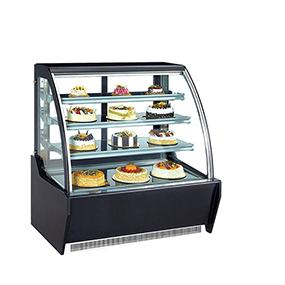 best glass display counter for dessert cake bakery bread for sale